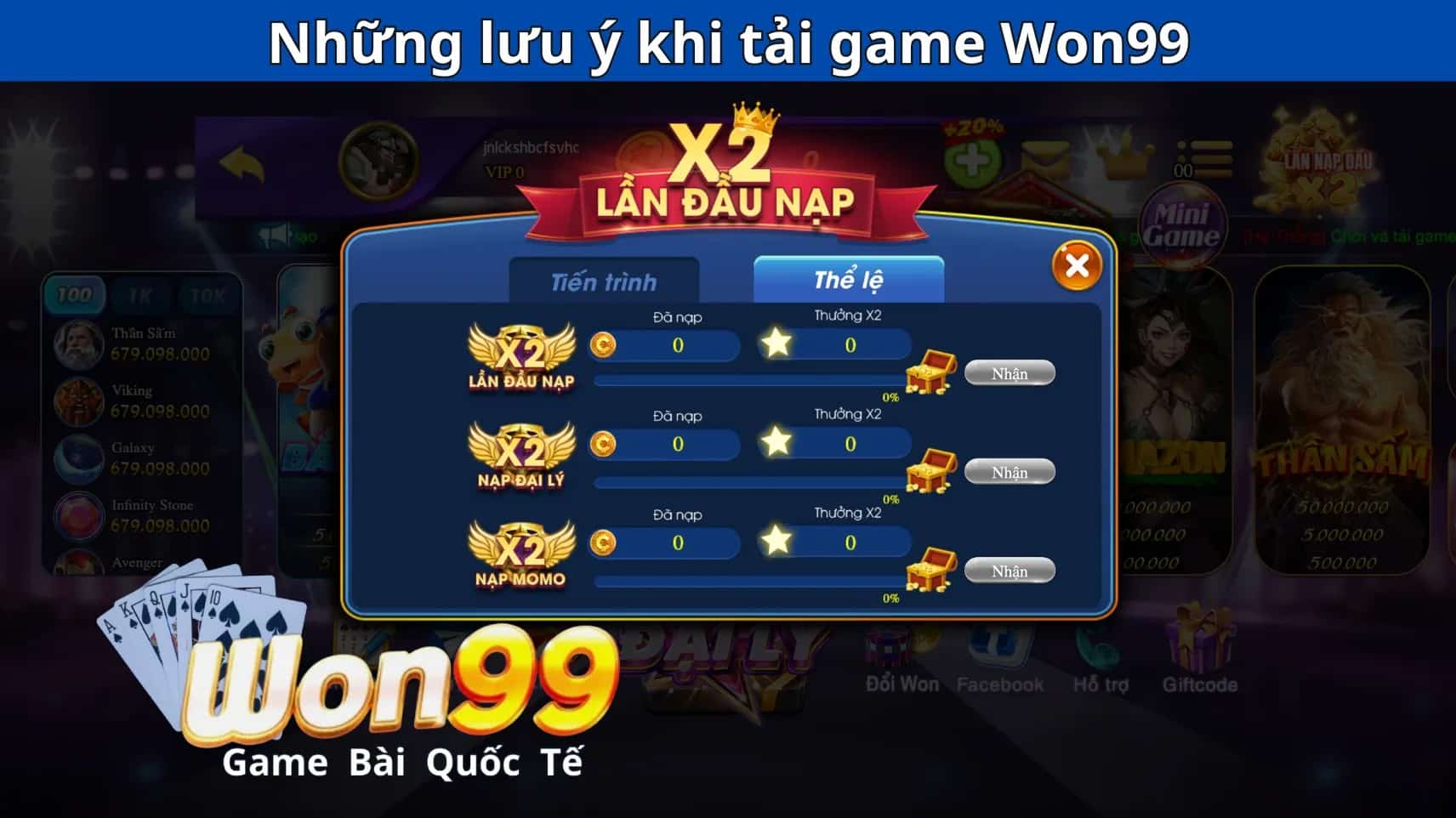 Lời khuyên cho người mới bắt đầu tại won99